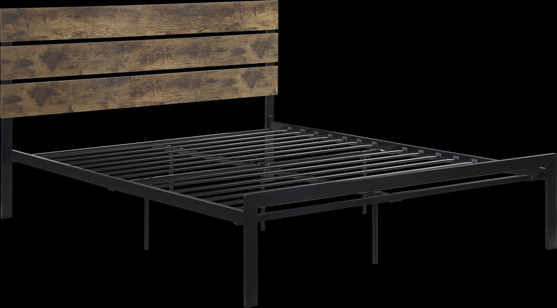 Meigs Brown Full Platform Bed - Thumbnail - Image 1