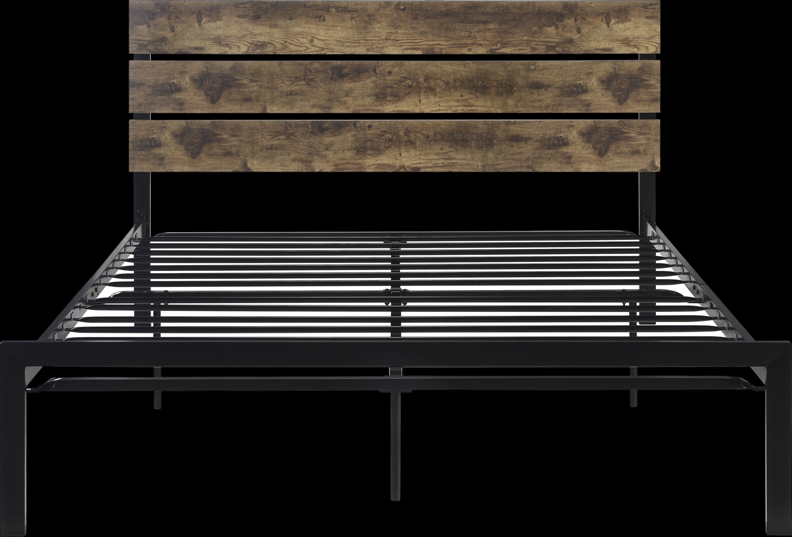 Meigs Brown Queen Platform Bed - Thumbnail - Image 5