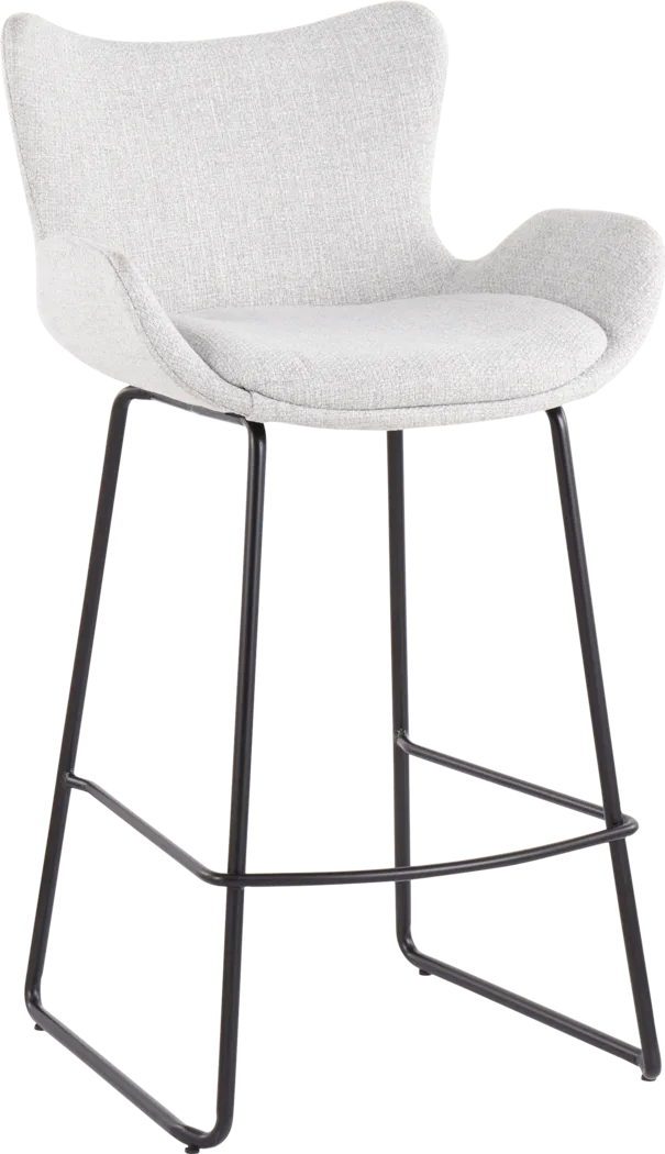 Meinhard Gray Counter Height Stool, Set of 2 - Thumbnail - Image 2