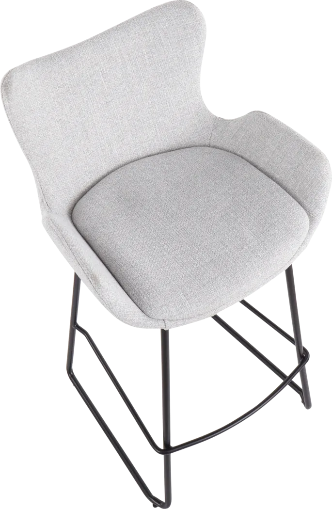 Meinhard Gray Counter Height Stool, Set of 2 - Thumbnail - Image 7