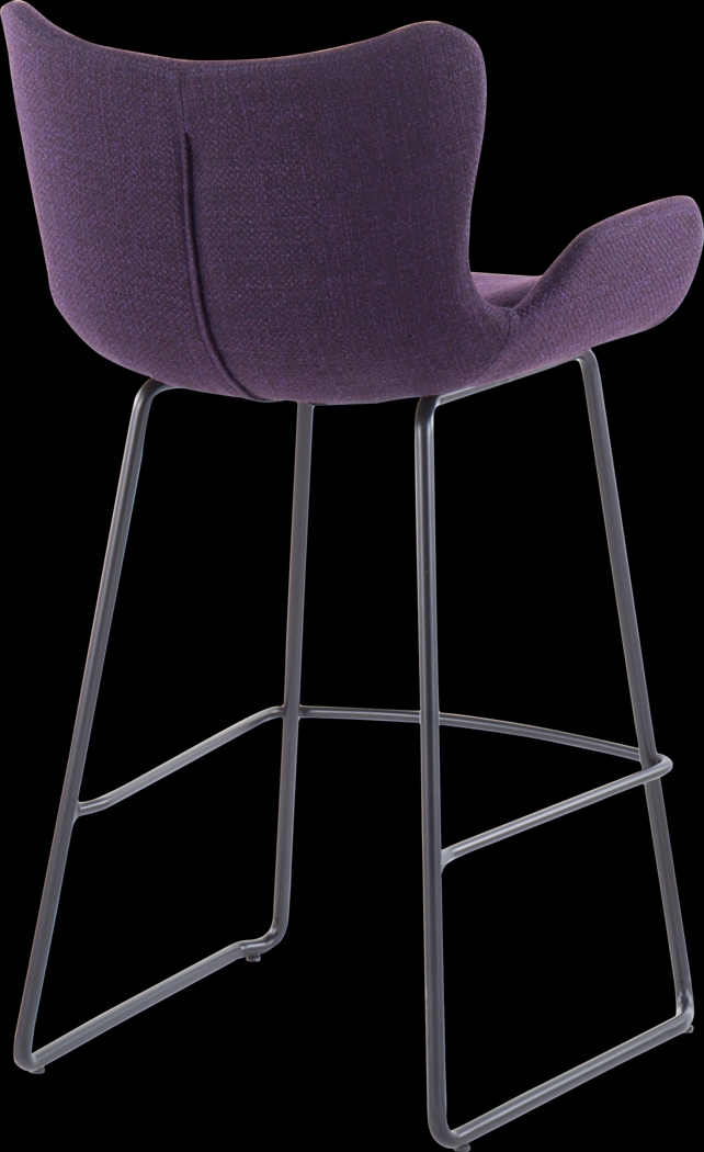 Meinhard Purple Counter Height Stool, Set of 2 - Thumbnail - Image 4