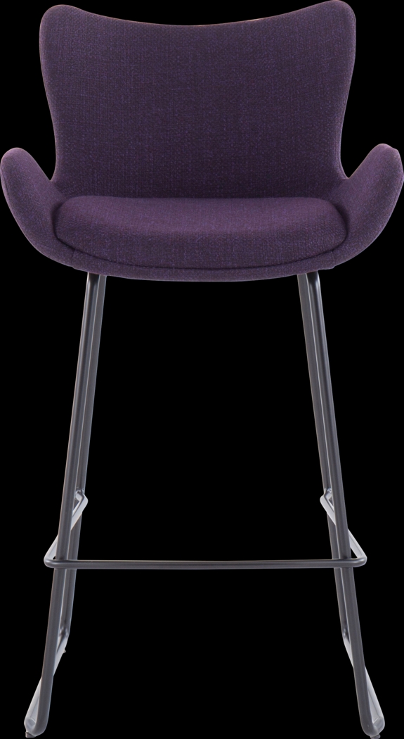 Meinhard Purple Counter Height Stool, Set of 2 - Thumbnail - Image 6