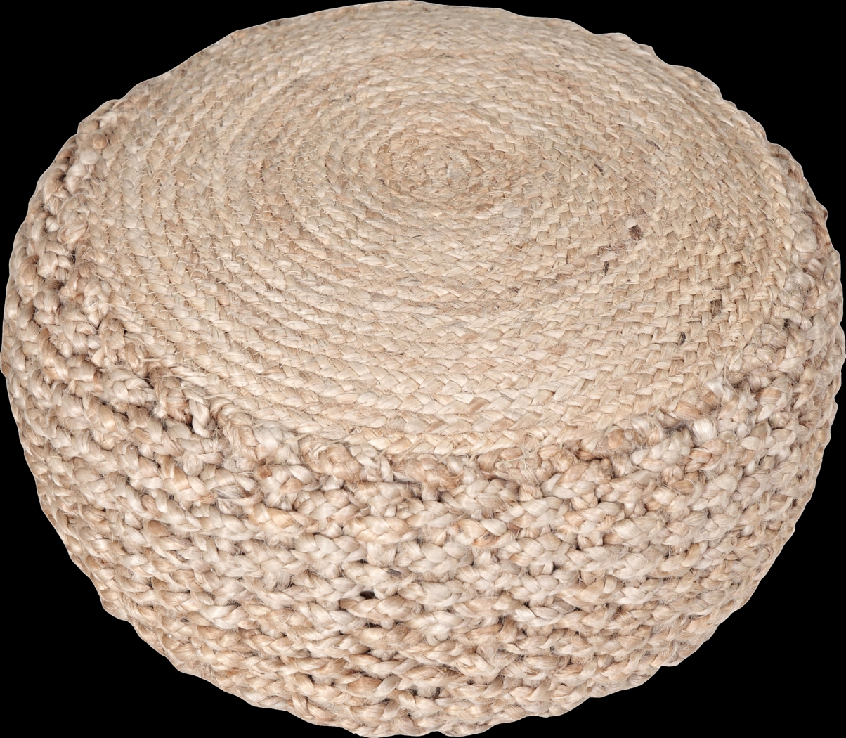 Mekyla Natural Pouf - Thumbnail - Image 1