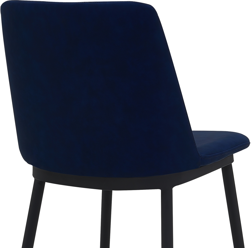 Melaina Dark Blue Counter Height Stool - Thumbnail - Image 5