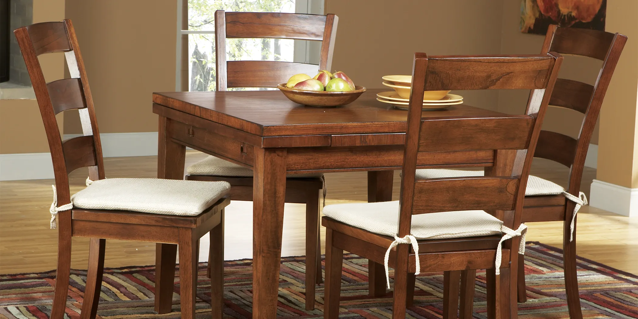 Melbourne Tobacco 5 Pc Square Dining Set - Thumbnail - Image 1