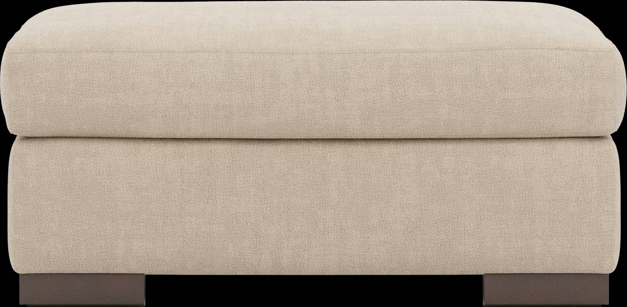 Melbourne Beige Ottoman - Thumbnail - Image 2