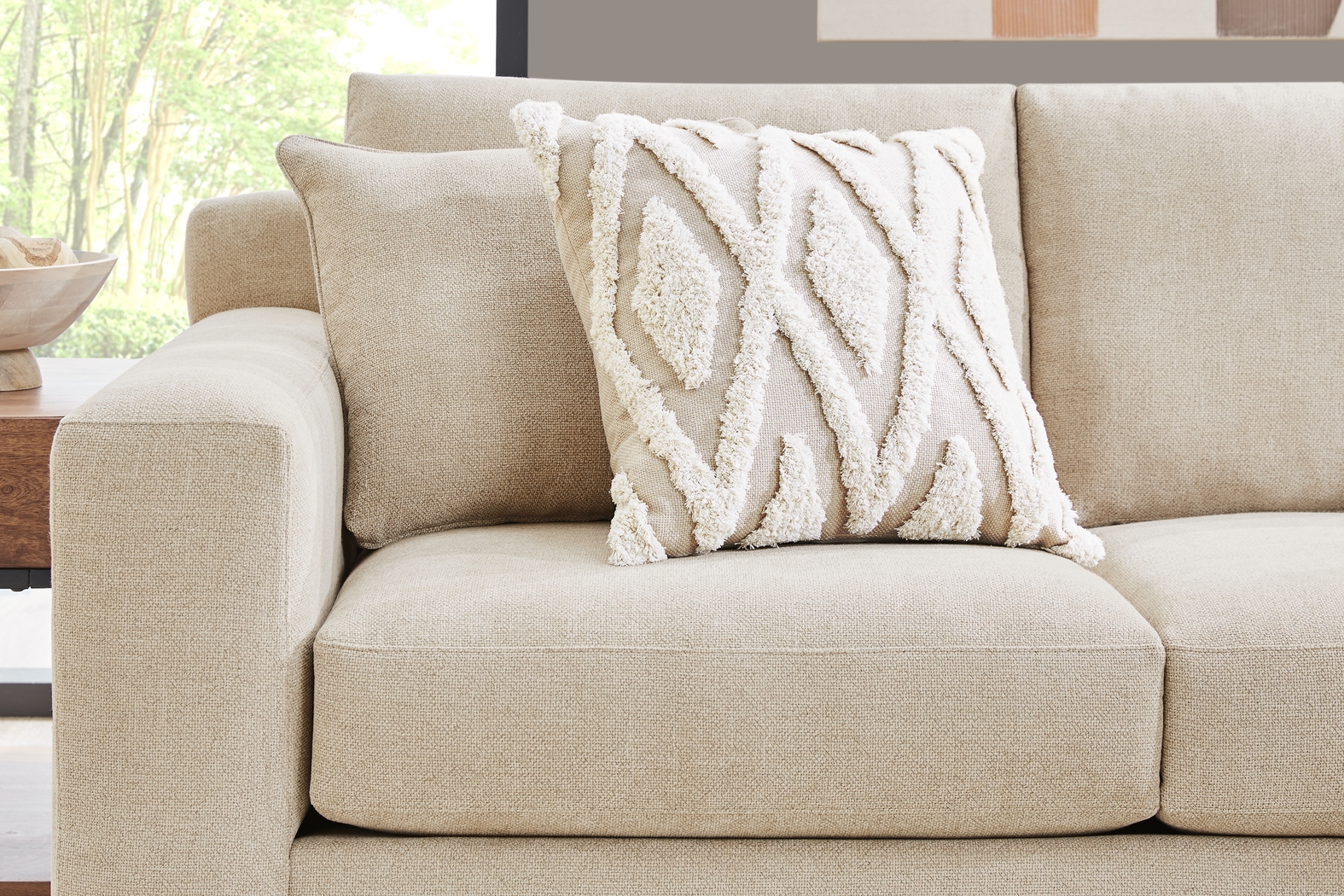 Melbourne Beige 5 Pc Sectional Living Room - Thumbnail - Image 4