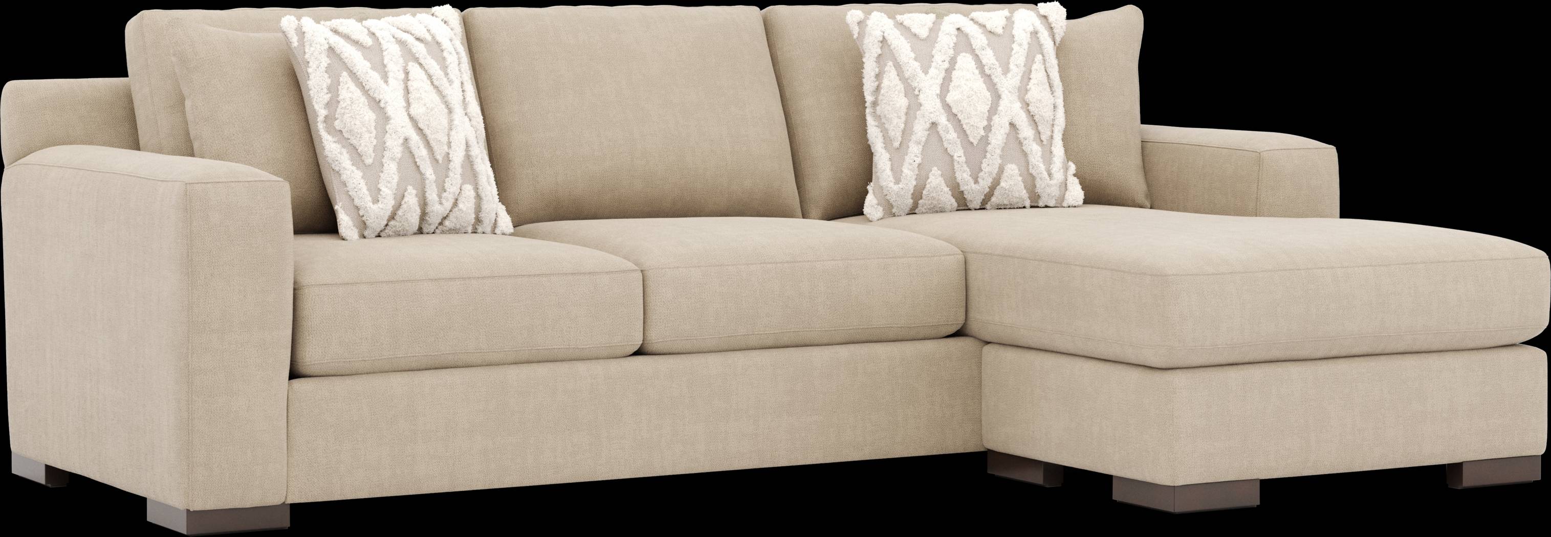 Melbourne Beige 5 Pc Sectional Living Room - Thumbnail - Image 2