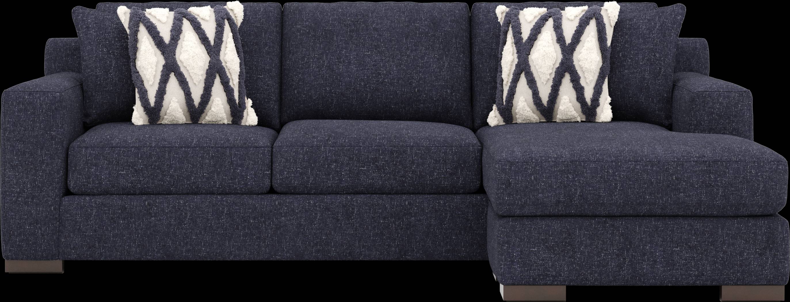 Melbourne Midnight 5 Pc Sectional Living Room - Thumbnail - Image 3