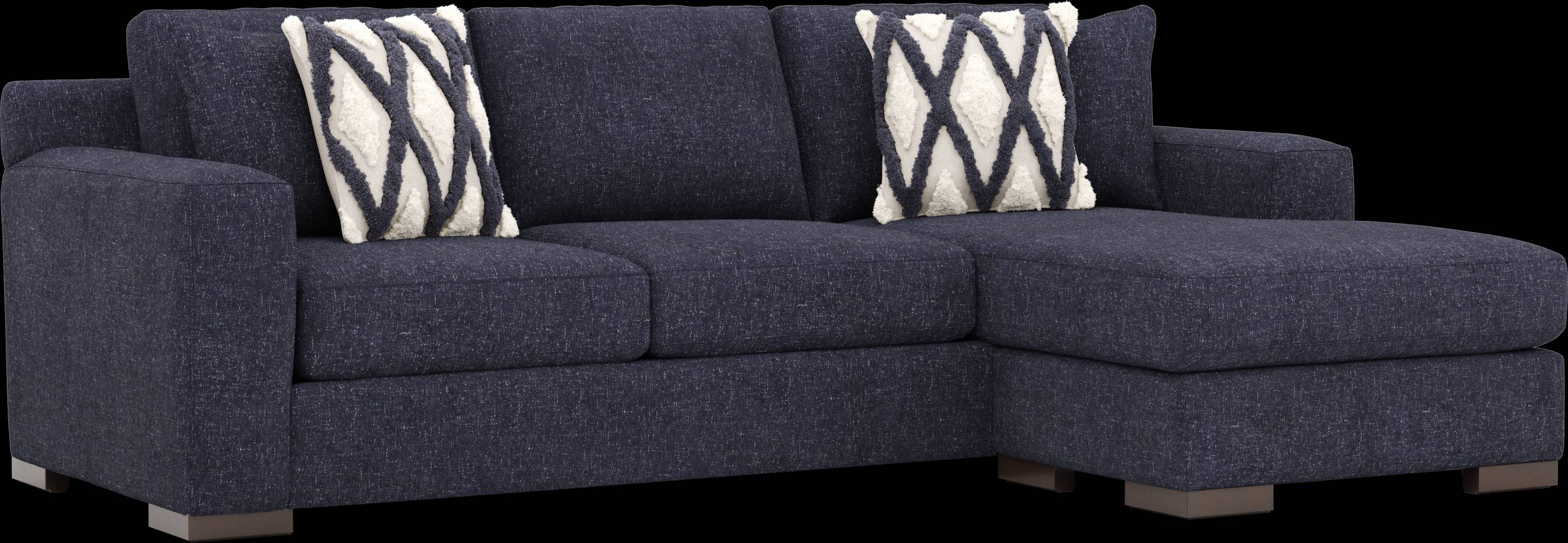 Melbourne Midnight 5 Pc Sectional Living Room - Thumbnail - Image 2