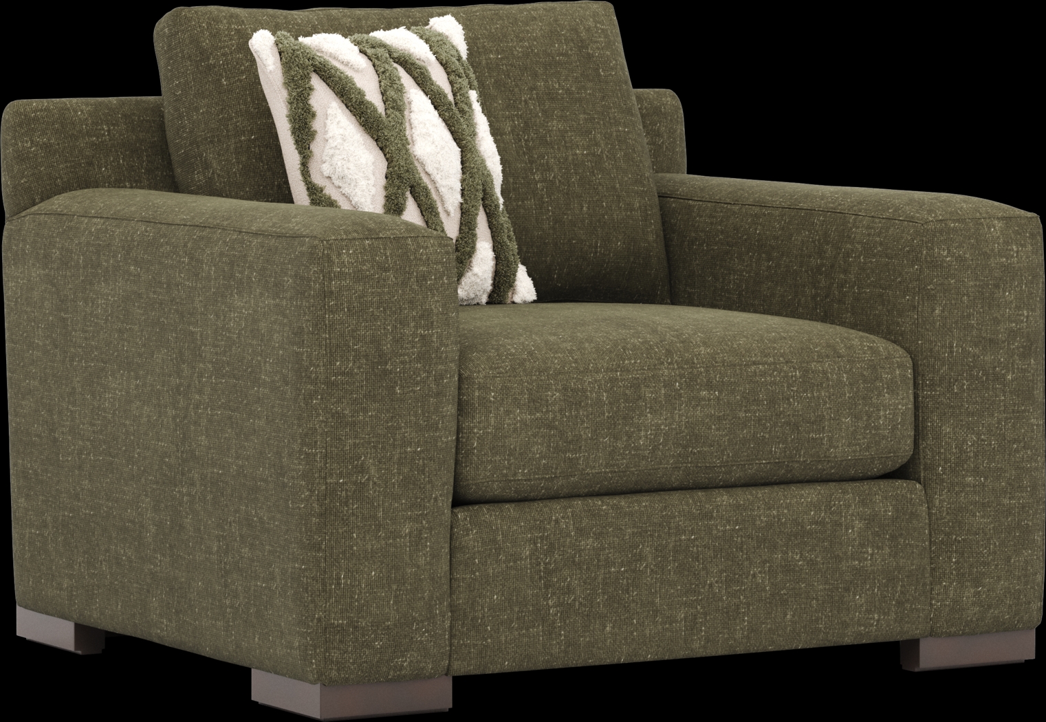 Melbourne Olive 5 Pc Sectional Living Room - Thumbnail - Image 7