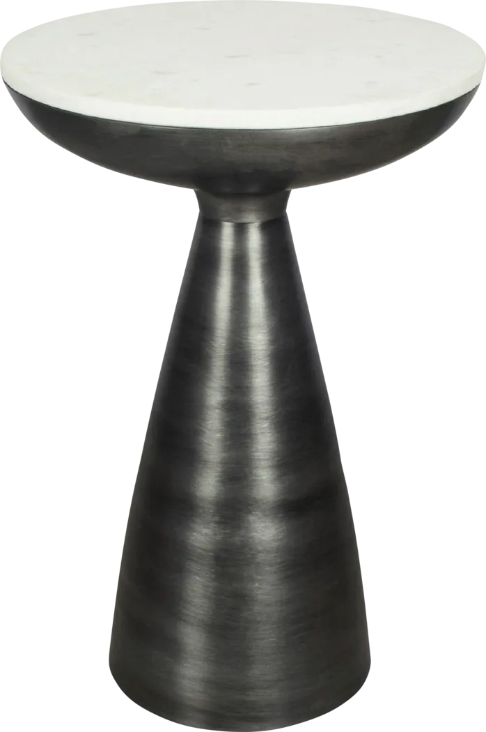 Melek White Side Table - Thumbnail - Image 3
