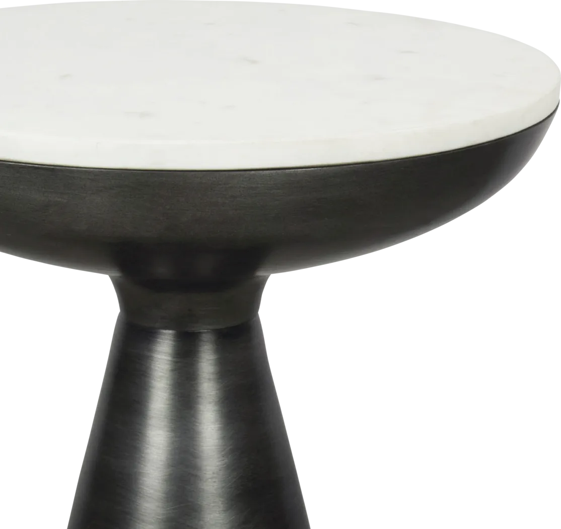 Melek White Side Table - Thumbnail - Image 4
