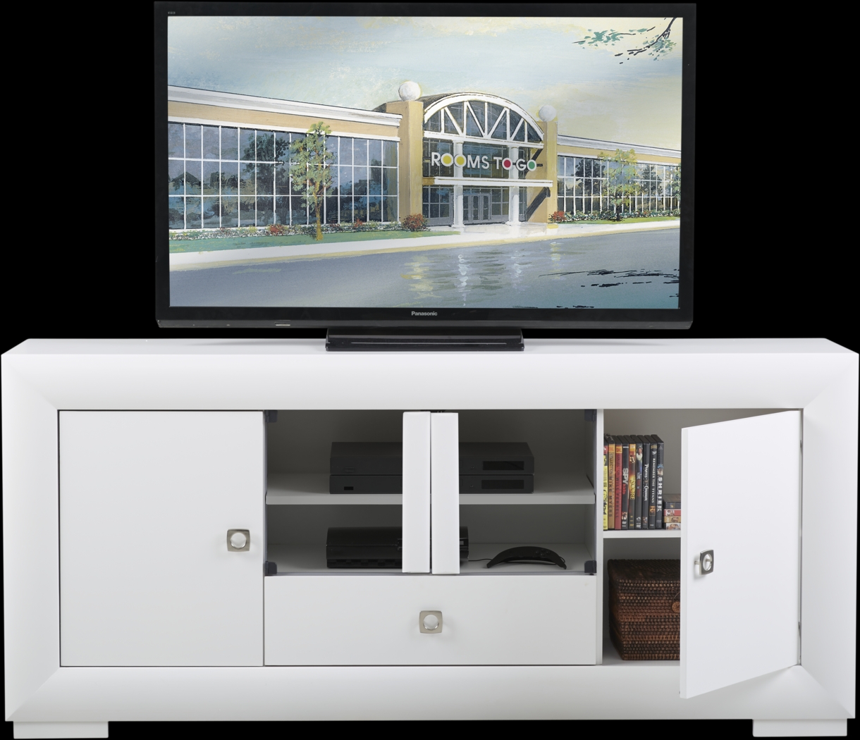 Melena II White 72 in. Console - Thumbnail - Image 2