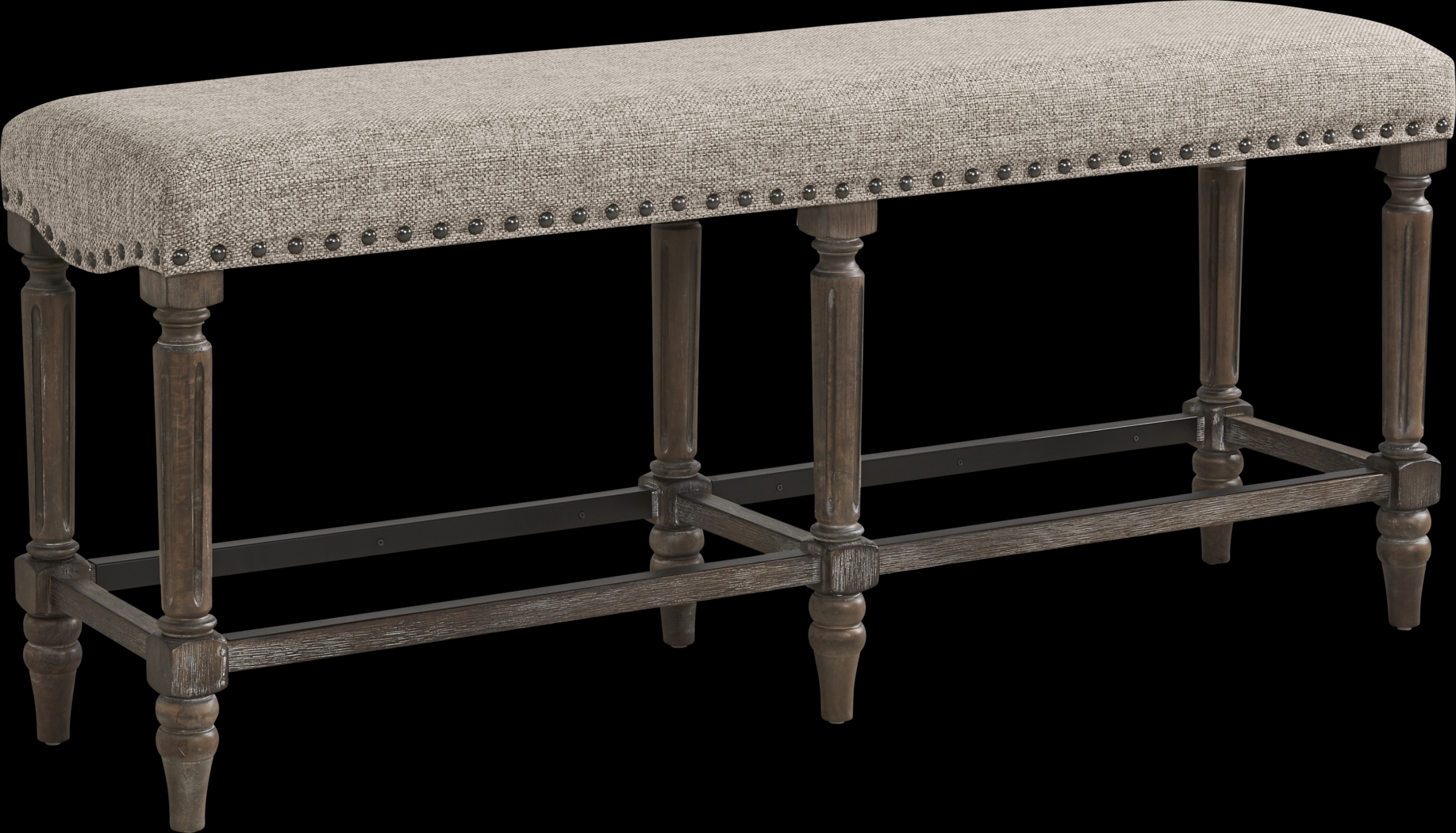 Melian Woods Oatmeal Counter Height Bench - Thumbnail - Image 2