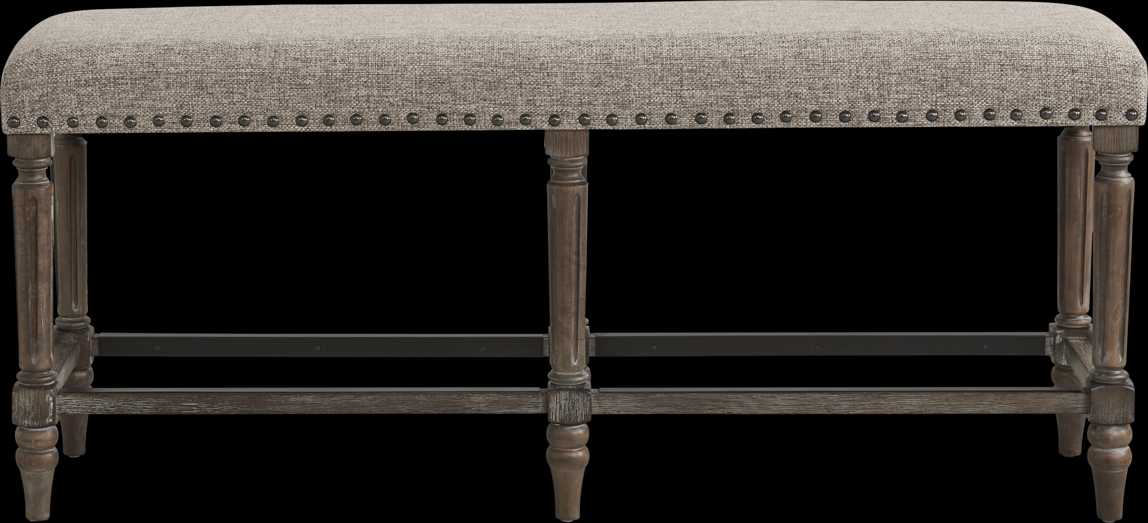 Melian Woods Oatmeal Counter Height Bench - Thumbnail - Image 1