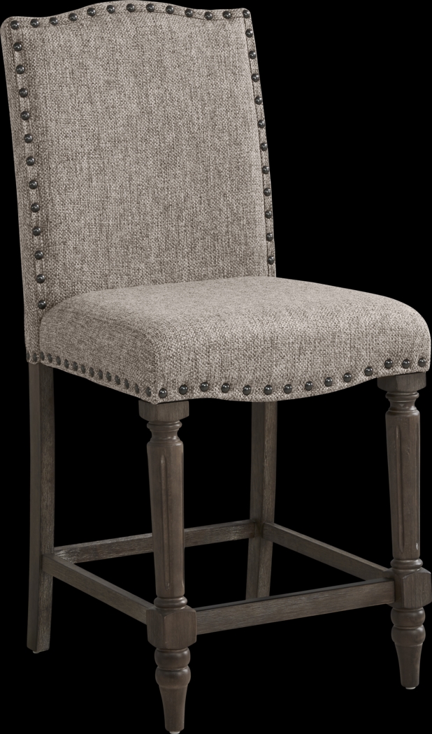 Melian Woods Oatmeal Counter Height Stool - Thumbnail - Image 1