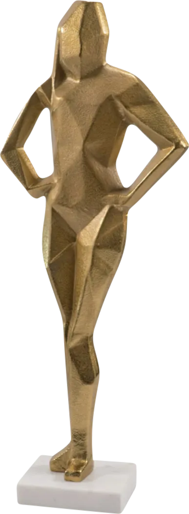 Melicu Gold Sculpture - Thumbnail - Image 2