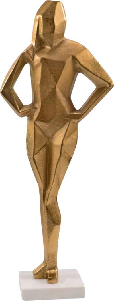 Melicu Gold Sculpture - Thumbnail - Image 1