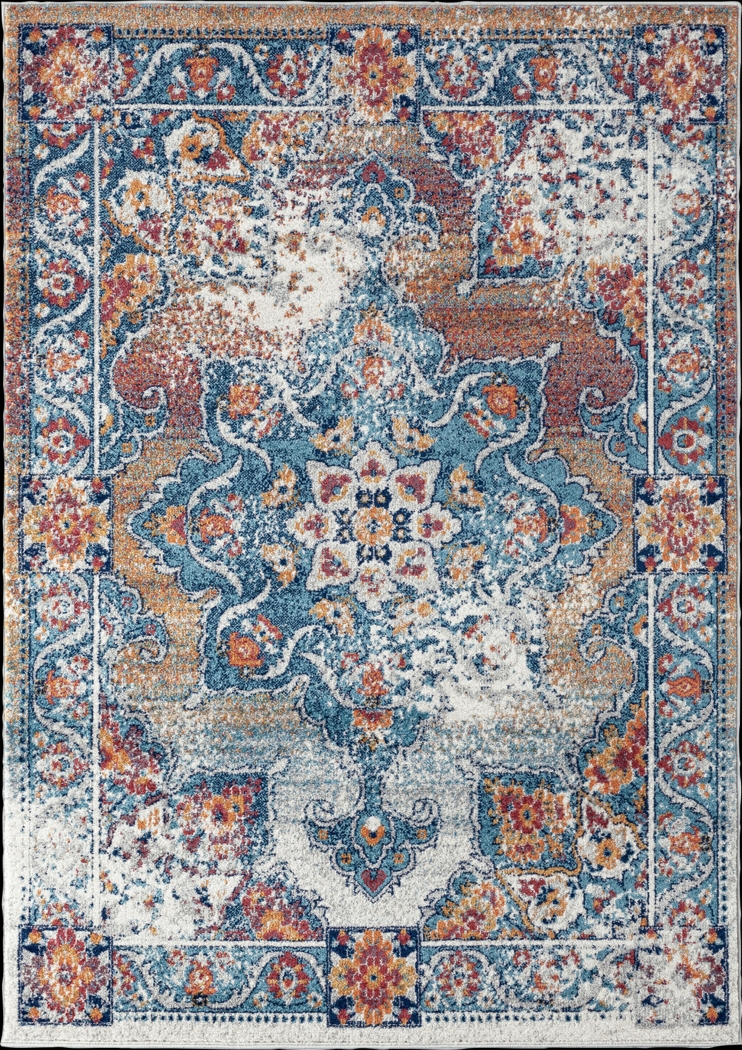 Melidon Orange 5' x 7'6 Rug - Thumbnail - Image 1