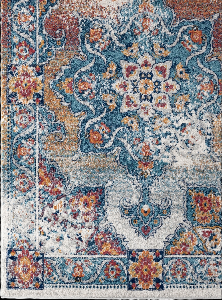 Melidon Orange 7'9 x 9'9 Rug - Thumbnail - Image 4