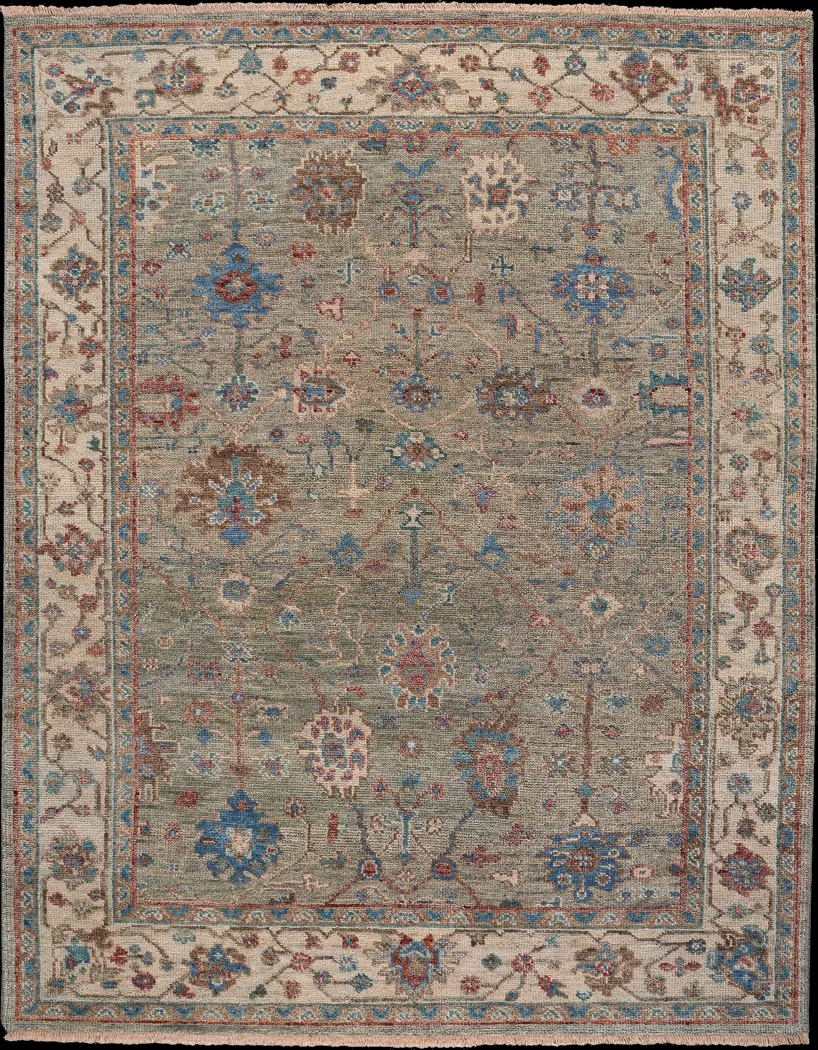 Melimore Green 3' x 5' Rug - Thumbnail - Image 1