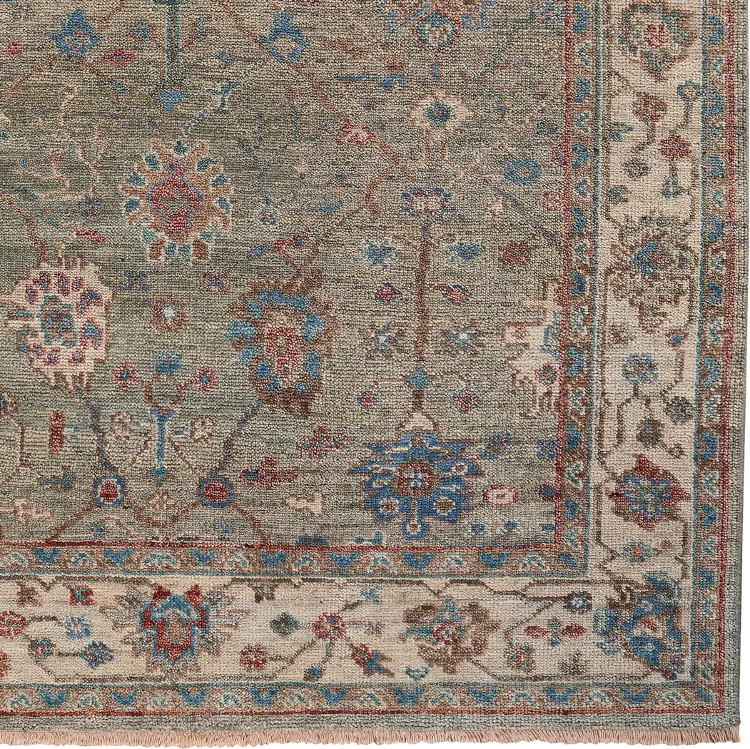 Melimore Green 5' x 8' Rug - Thumbnail - Image 3