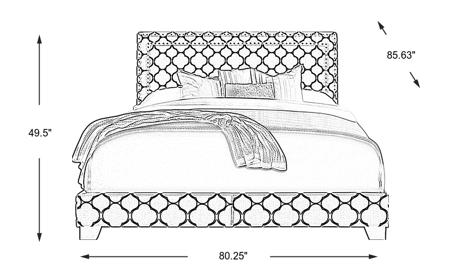 Dimension Image. Please refer to the Dimension Tab on this page for dimension details.
