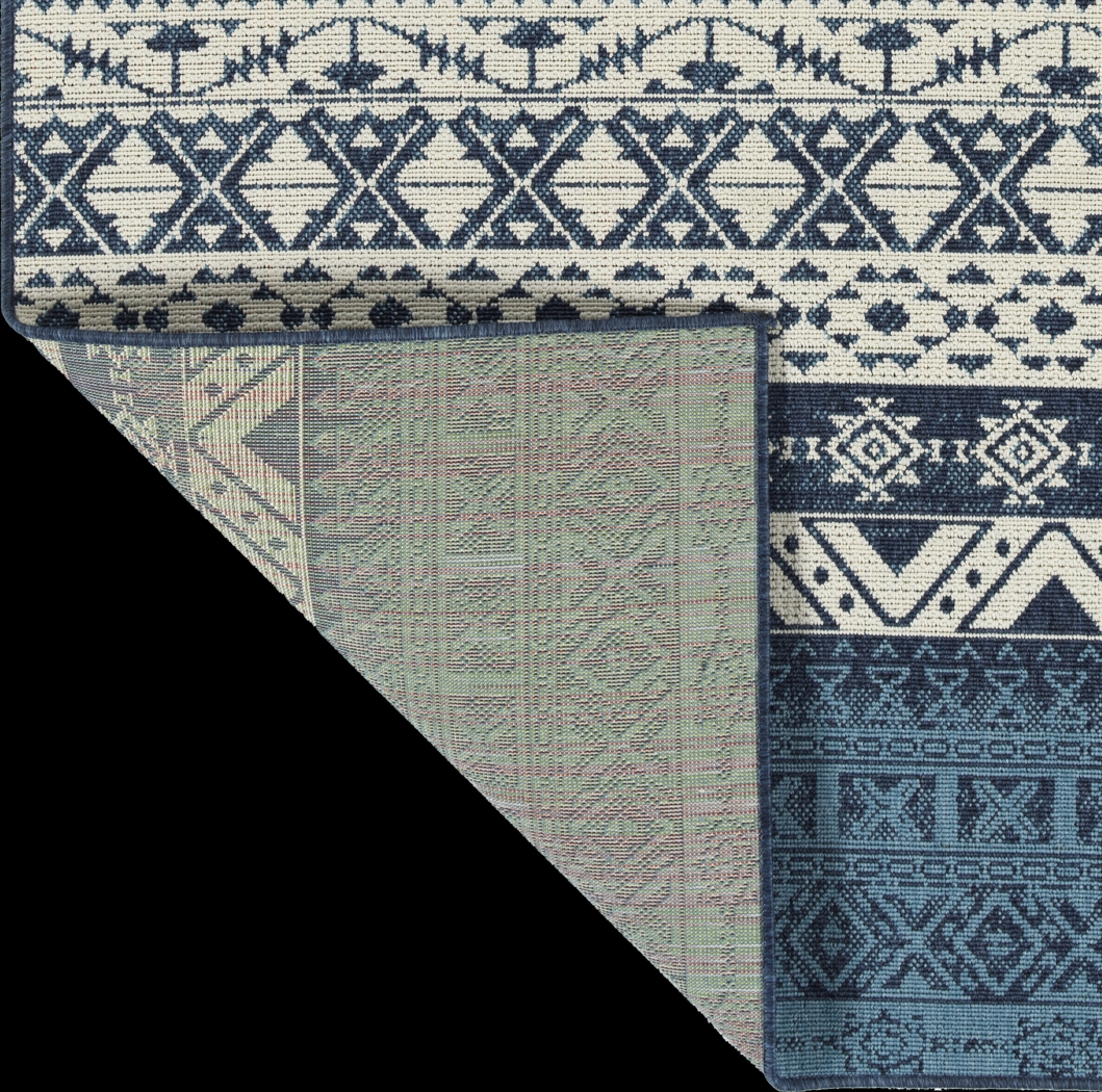 Melito Navy 5' x 7'6 Rug - Thumbnail - Image 5