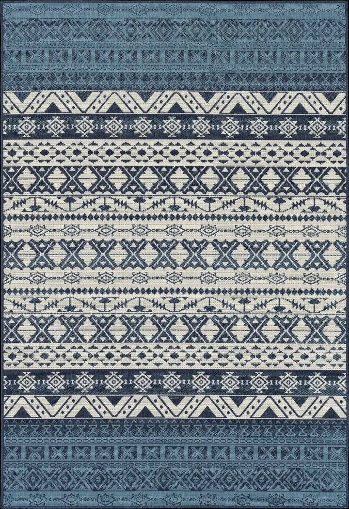 Melito Navy 5' x 7'6 Rug - Thumbnail - Image 1