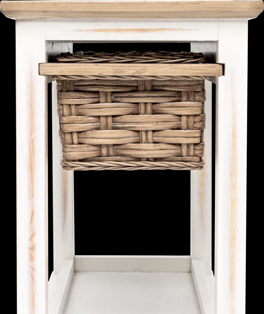 Melkre White Chairside Table - Thumbnail - Image 7