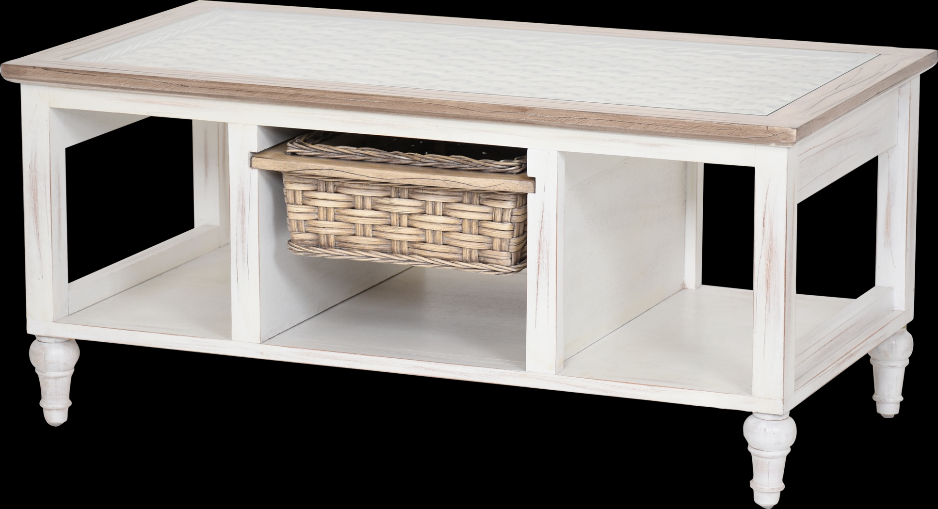 Melkre White Cocktail Table - Thumbnail - Image 1