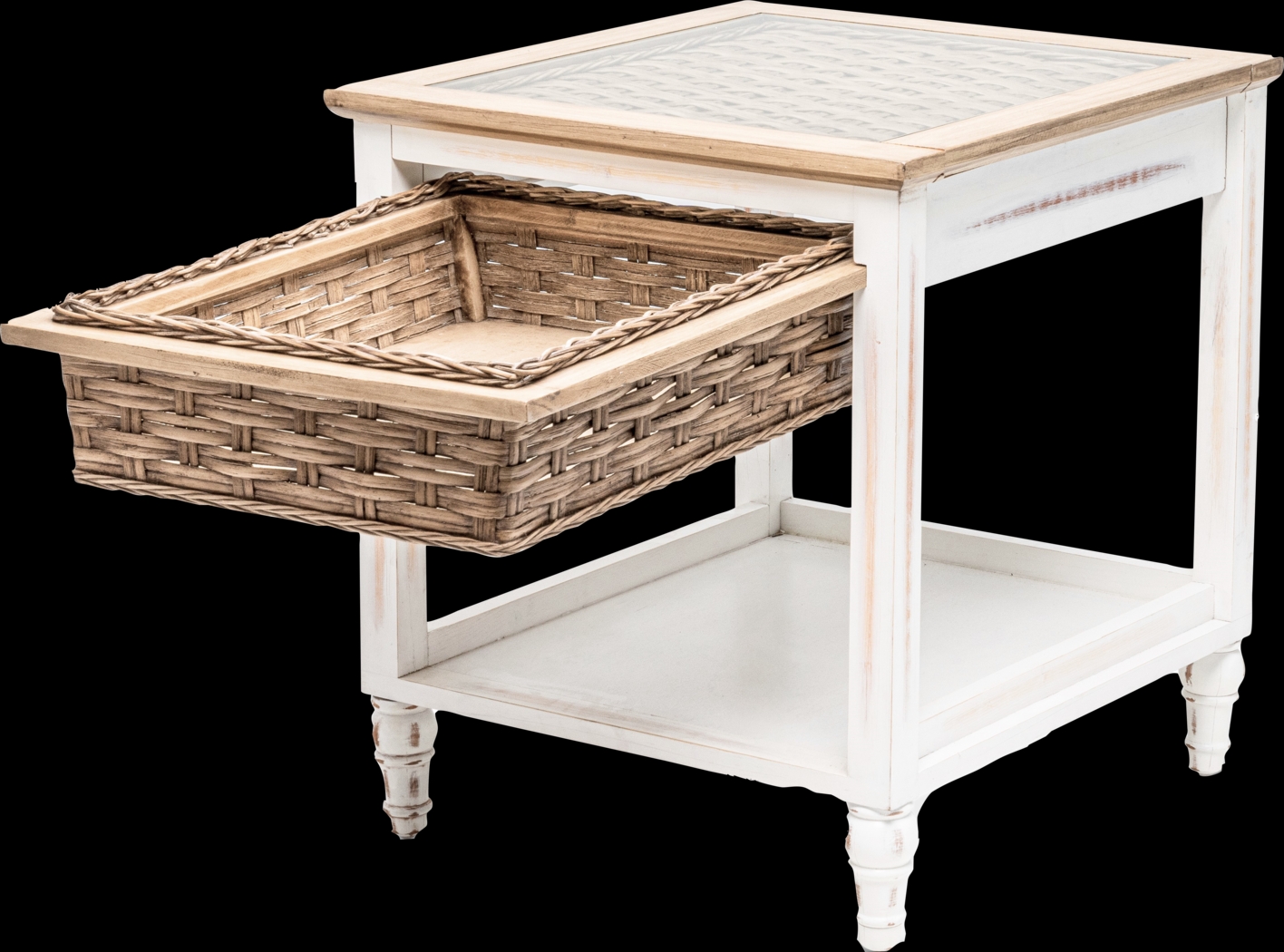 Melkre White End Table - Thumbnail - Image 5