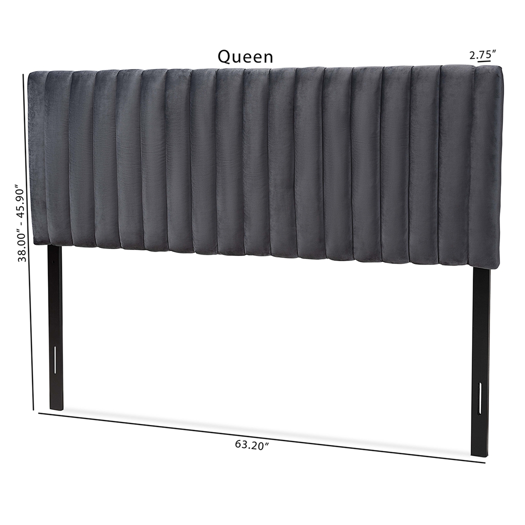Mellany Gray Queen Headboard - Thumbnail - Image 5