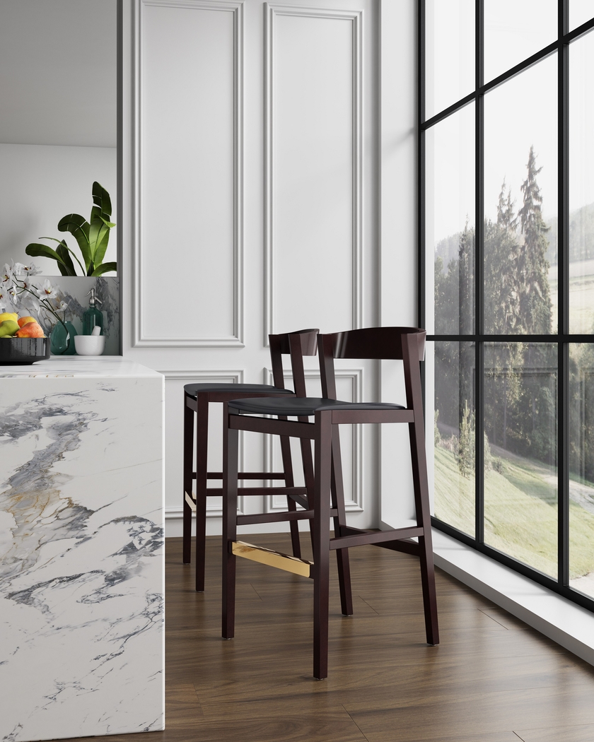 Melliville Black Barstool - Thumbnail - Image 3