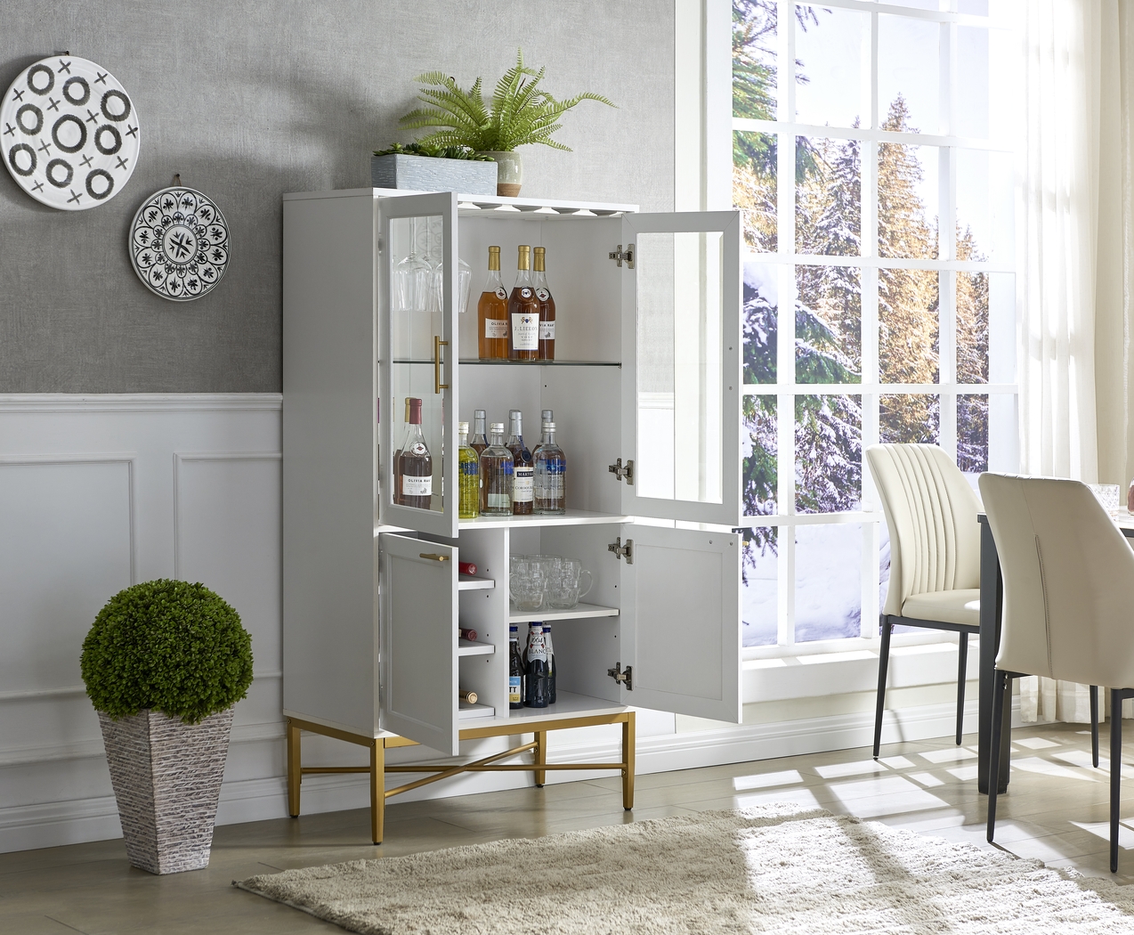 Mellodia White Server - Thumbnail - Image 3