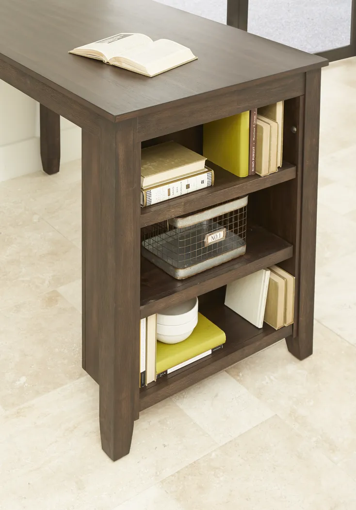 Mellow Morning Brown Kitchen Island Counter Height Dining Table - Thumbnail - Image 3