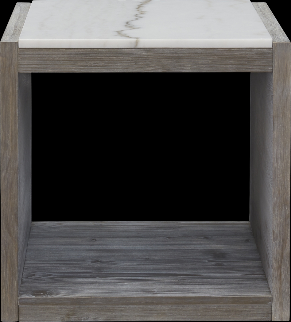 Melmark Gray End Table - Thumbnail - Image 2