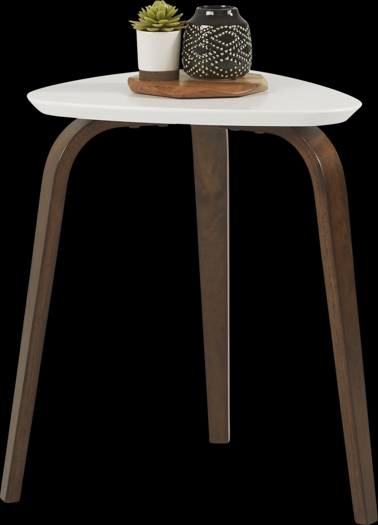 Melodina White End Table - Thumbnail - Image 2