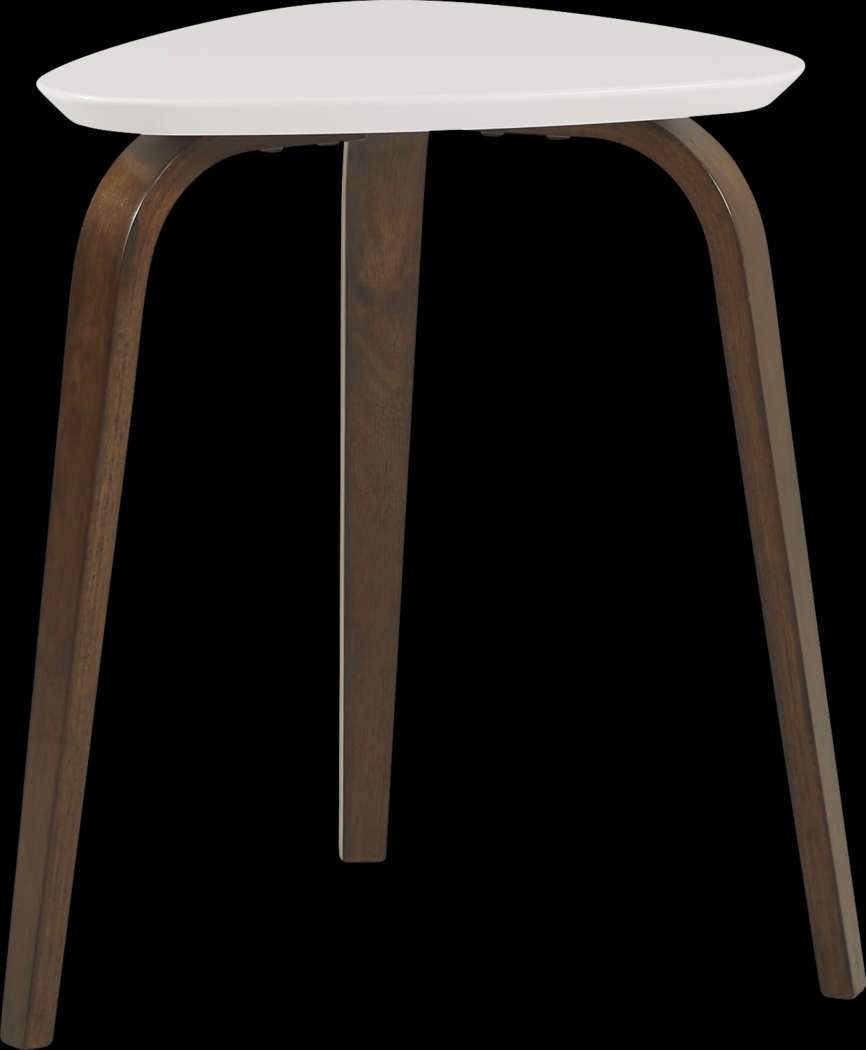 Melodina White End Table - Thumbnail - Image 1