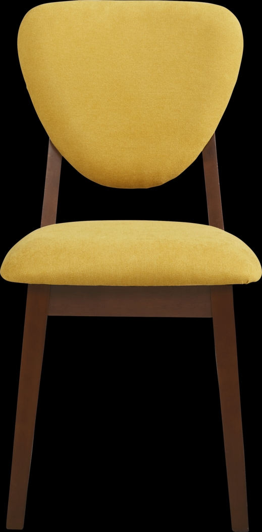 Melodina Yellow Side Chair - Thumbnail - Image 2