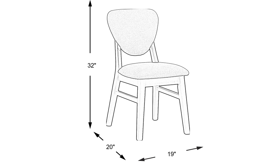 Dimension Image. Please refer to the Dimension Tab on this page for dimension details.
