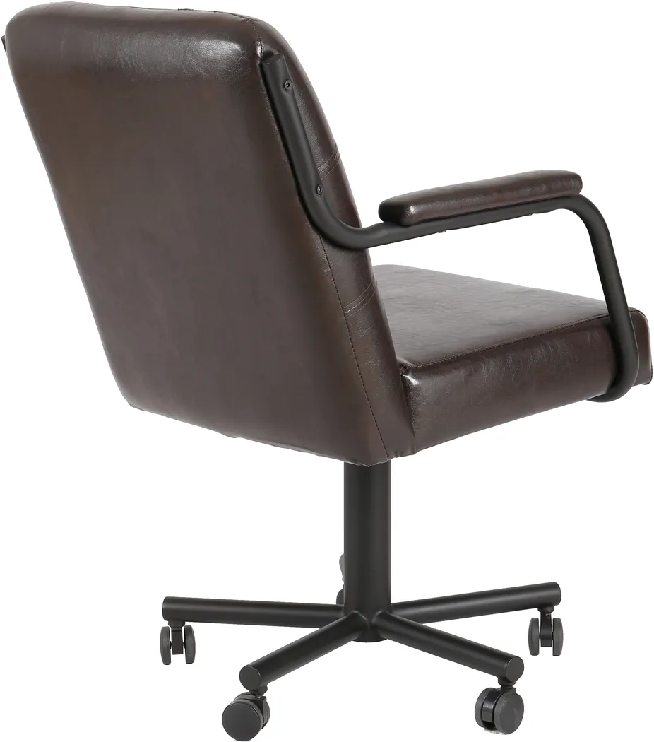 Meloran Brown Desk Chair - Thumbnail - Image 3