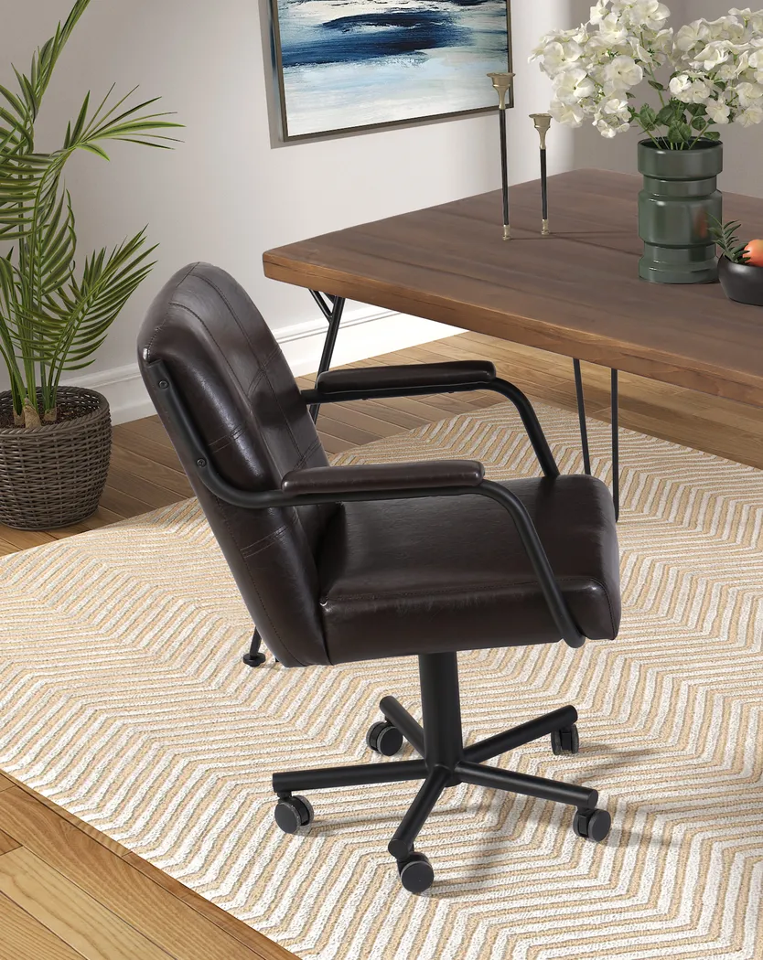Meloran Brown Desk Chair - Thumbnail - Image 6