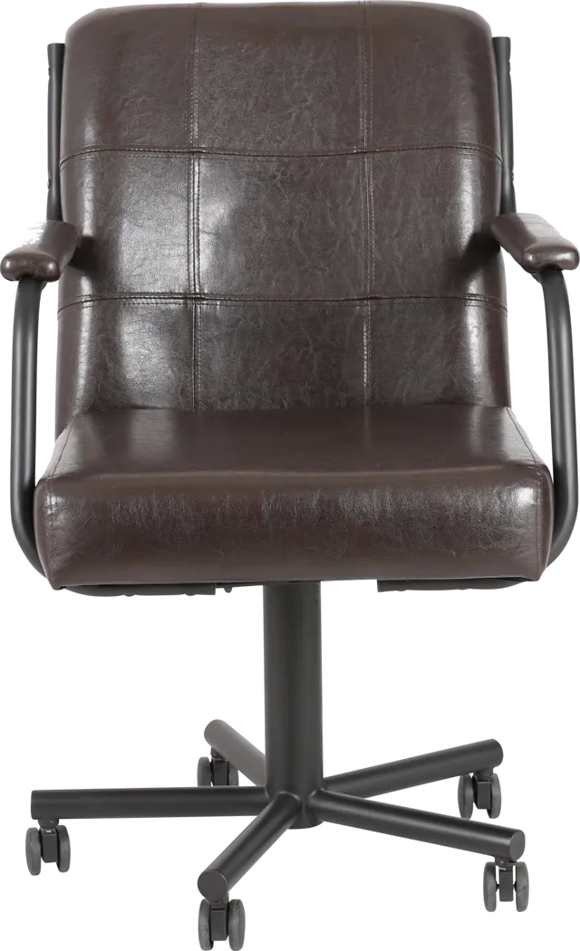 Meloran Brown Desk Chair - Thumbnail - Image 1