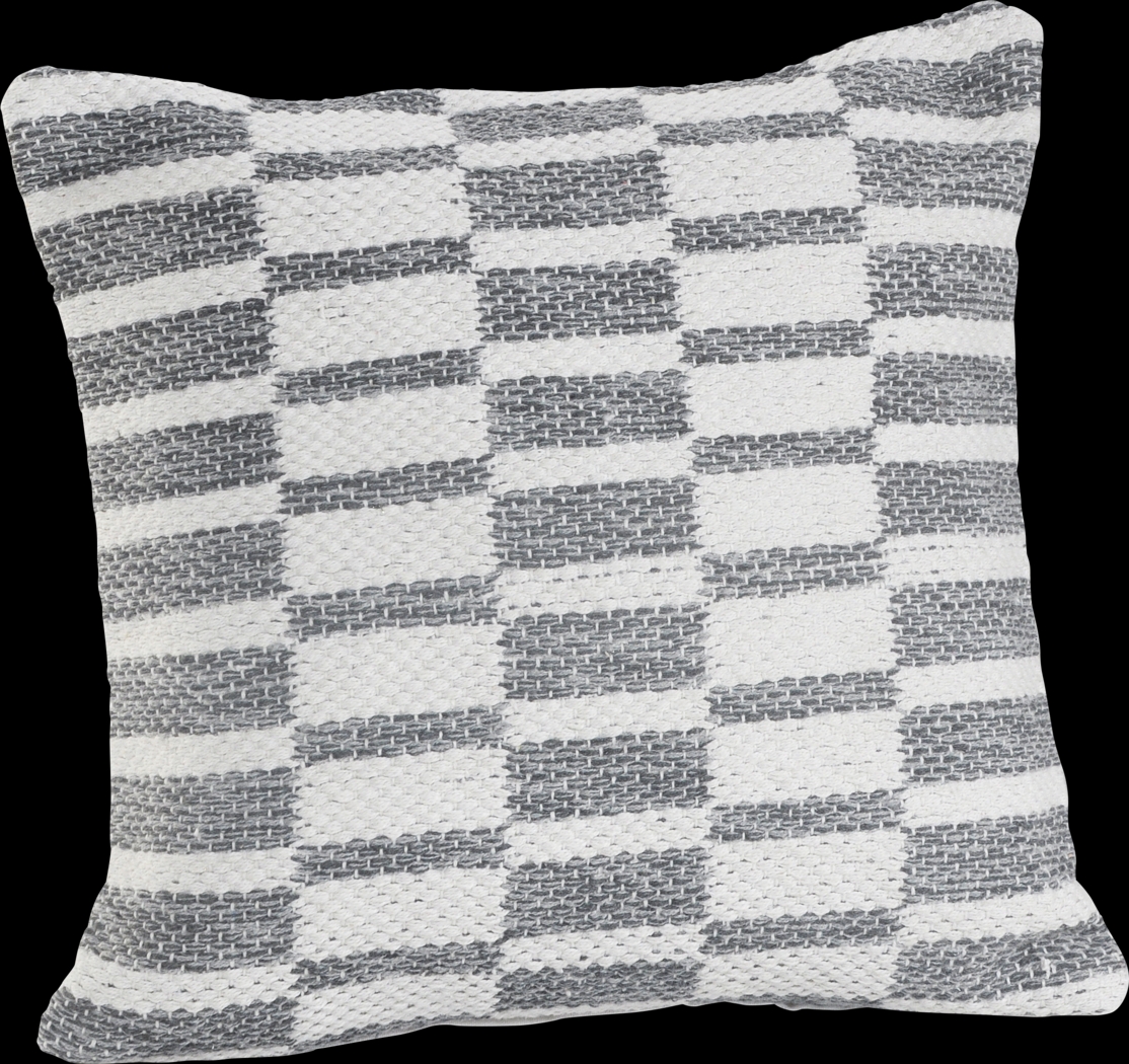 Melorna Gray Throw Pillow - Thumbnail - Image 1