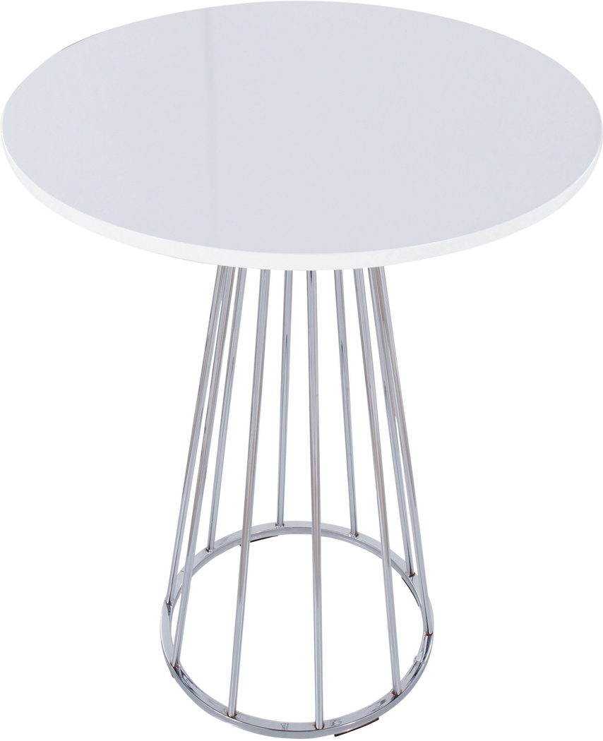 Memminger Chrome Counter Height Table - Thumbnail - Image 3