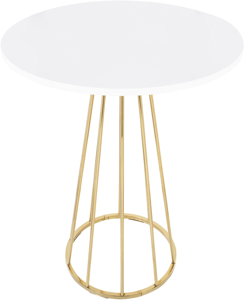 Memminger Gold Counter Height Dining Table - Thumbnail - Image 2