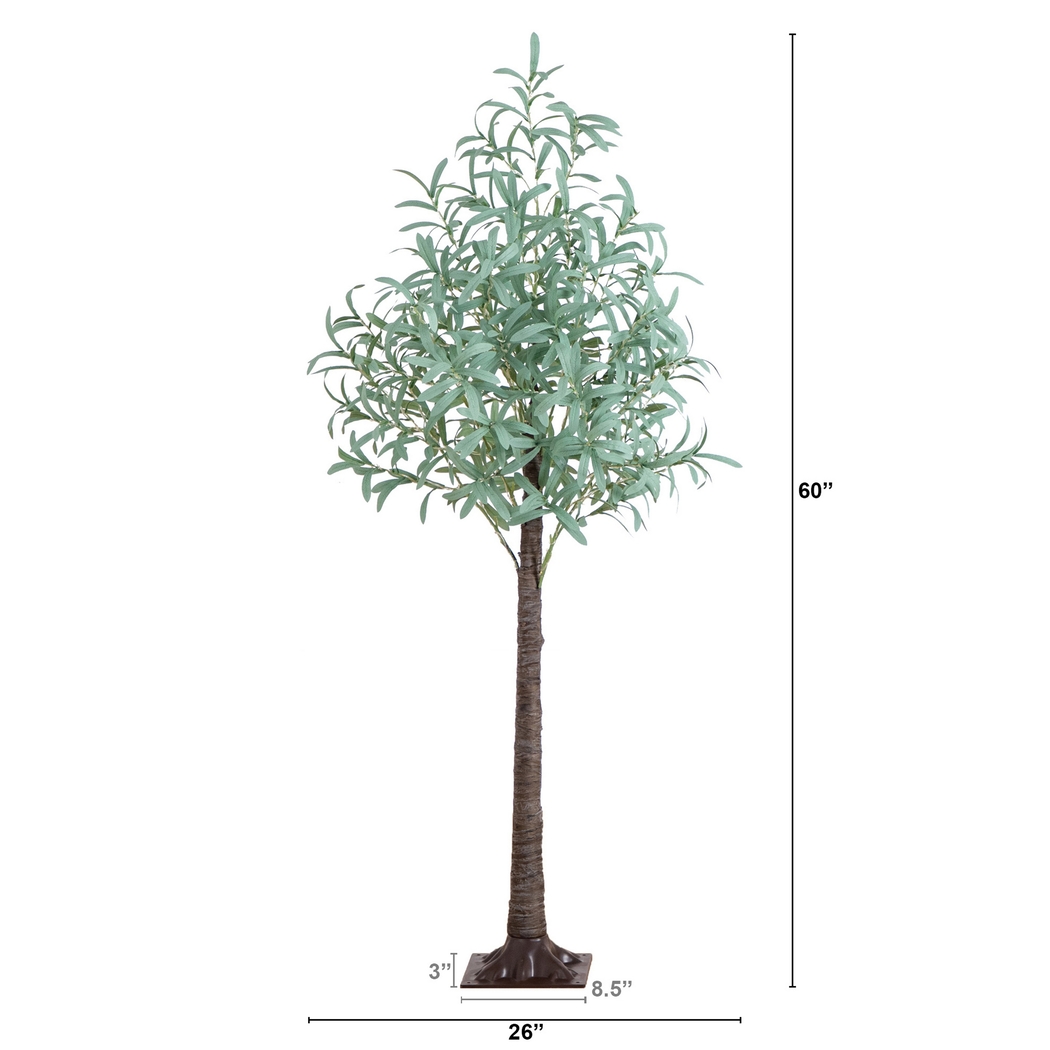 Menallen I Green Silk Tree with Lights - Thumbnail - Image 6
