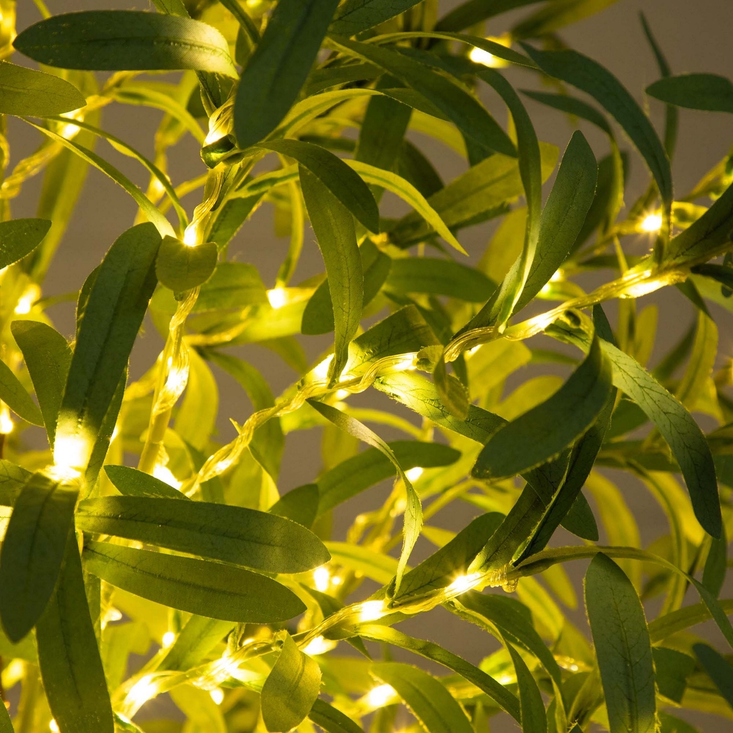 Menallen II Green Silk Tree with Lights - Thumbnail - Image 4